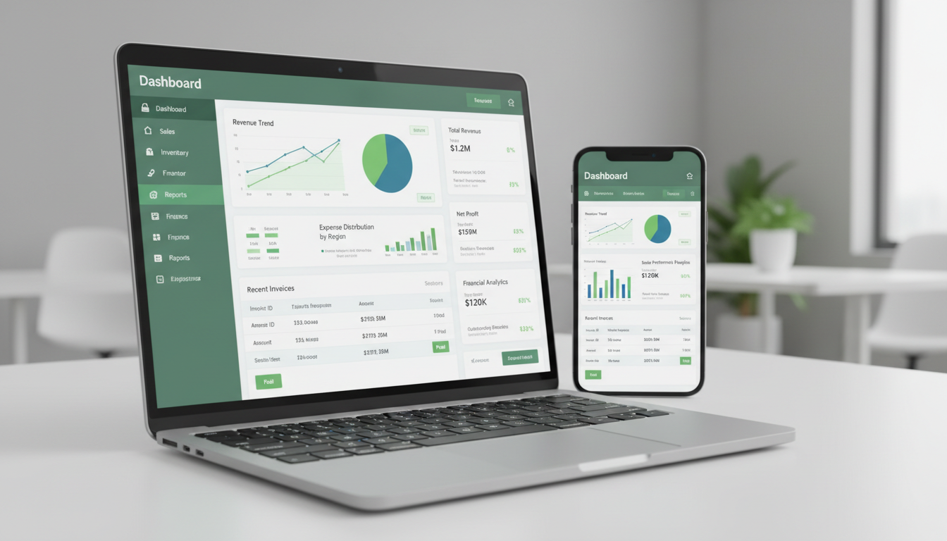Dashboard do FastNFE com indicadores gerenciais